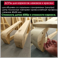 Допы для скрытой обшивки каркасов