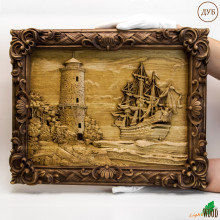 3D Панно "Корабль и маяк"