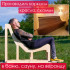 Каркас кресла (прямой низкий) для дачи, бани, сауны