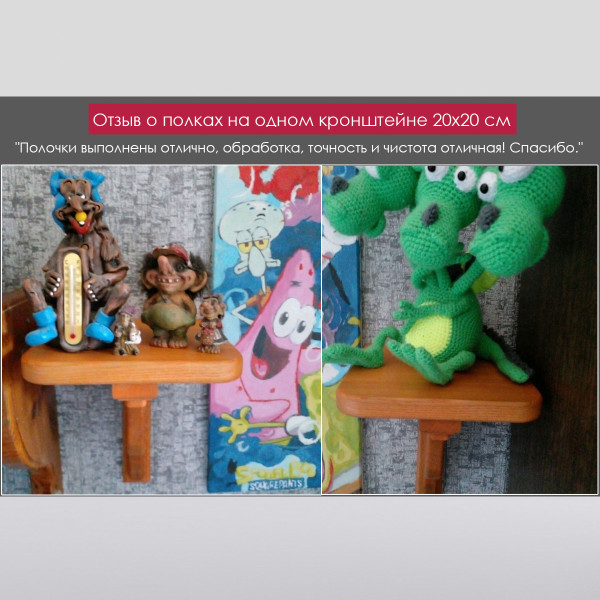 Кронштейны для полки (19х22см)
